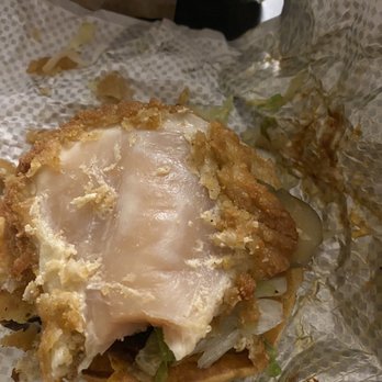 Checkers - Raw undercooked chicken. Gross! - Fast Food Near Me - Dolton, Illinois