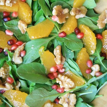 Rosalyn Porcano - Arugula Salad with tangerine, walnut and pomegranate seeds - Personal Chefs Near Me - San Francisco, California Rosalyn Porcano - Arugula Salad with tangerine, walnut and pomegranate seeds - Personal Chefs Near Me - San Francisco, California