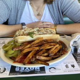 Turkey bomb. Homemade fries. So good.