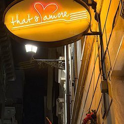 That's Amore - Outside sign