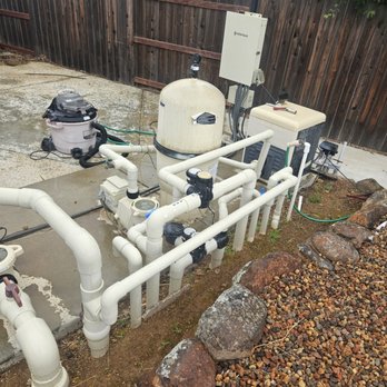 Johnson Professional Pool Care - Preety complicated setup. Lots of features and yes I can troubleshoot and program this system - Pool & Hot Tub Service Near Me - Wheatland, California