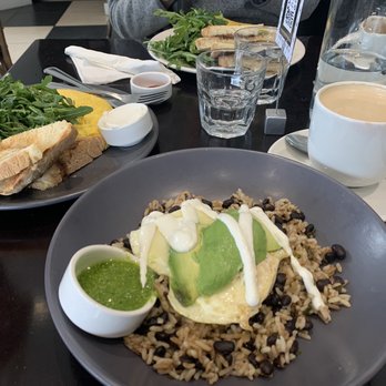 Cafe Patachou - Cuban Breakfast & Plain Latte - Breakfast & Brunch Near Me - Indianapolis, Indiana