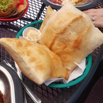 Tomasita's - Sopapillas with Honey Butter - New Mexican Cuisine Near Me - Santa Fe, New Mexico