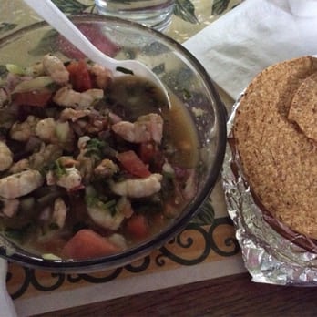 Mi Lindo Chuy Mariscos - Shrimp Ceviche Tostada - Seafood Near Me - Paramount, California