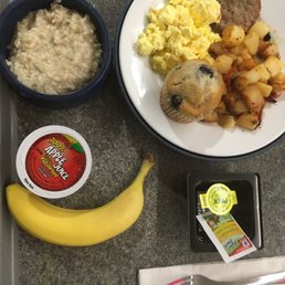 Breakfast- great hospital food