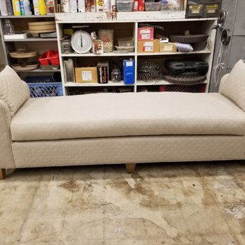 The Custom Upholstery Store - New custom made bench for LA based decorator. - Furniture Reupholstery Near Me - North Hollywood, California The Custom Upholstery Store - New custom made bench for LA based decorator. - Furniture Reupholstery Near Me - North Hollywood, California