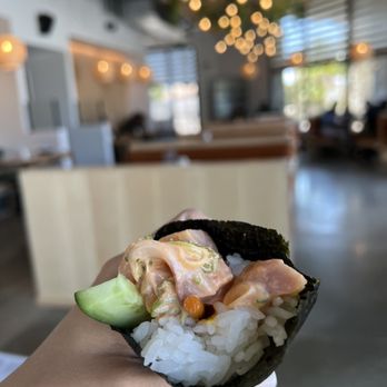 Ozen - Spicy Yellowtail hand roll - Ramen Near Me - Rancho Cucamonga, California