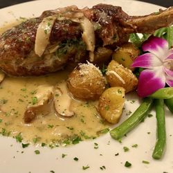 Cordi's Italian Gourmet - Stuffed Pork chop (stuffed w/prosciutto, fontina cheese, & spinach)