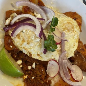 Another Broken Egg Cafe - chilaquiles close up - Breakfast & Brunch Near Me - Pembroke Pines, Florida Another Broken Egg Cafe - chilaquiles close up - Breakfast & Brunch Near Me - Pembroke Pines, Florida