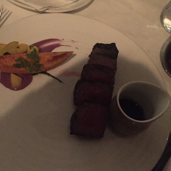 Spago - NY steak!! $54 cooked medium. Wasn't anything special. - New American Near Me - Beverly Hills, California