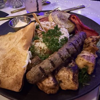 Yalla Beiruty - Mix kebab platter - Mediterranean Near Me - Dania Beach, Florida Yalla Beiruty - Mix kebab platter - Mediterranean Near Me - Dania Beach, Florida