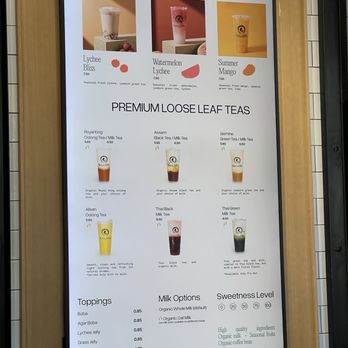 Boba Bliss - Menu as of 09-Aug-26 - Bubble Tea Near Me - Mountain View, California