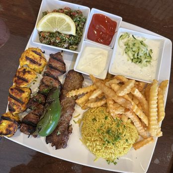 Golden Grill - Mix plate - Mediterranean Near Me - Clovis, California