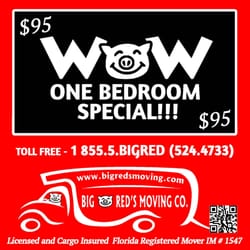 Big Reds Moving Services - Www.bigredsmoving.com Company coupon