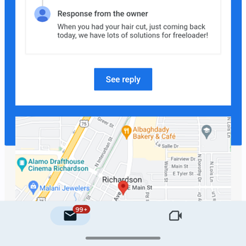 MiMi Salon - Managers rude response when I left a Google review. She messaged it instead of posting it because she didn't want people to see her be rude - Hair Salons Near Me - Richardson, Texas MiMi Salon - Managers rude response when I left a Google review. She messaged it instead of posting it because she didn't want people to see her be rude - Hair Salons Near Me - Richardson, Texas