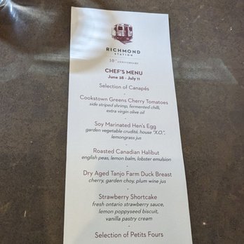 Richmond Station - Canadian (New) Near Me - Toronto, Ontario