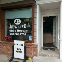 A1 New Life Shoe Repair - Dropping off my suit shoes to bring back some life into them after dredging around in them through NYC for hours on a rainy day last month!