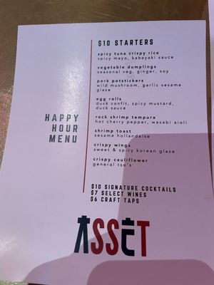 Menu photo 7 ASSET New York, NY