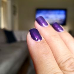 Nails and lashes by Ashley - Cuticle painted over