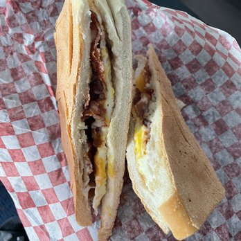 Las Canarias - Bacon Egg & Cheese sandwich - Breakfast & Brunch Near Me - San Juan, Puerto Rico Las Canarias - Bacon Egg & Cheese sandwich - Breakfast & Brunch Near Me - San Juan, Puerto Rico