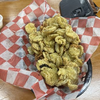 2 Broke Cajuns Smoke House - Fried pickles - Smokehouse Near Me - Dayton, Texas 2 Broke Cajuns Smoke House - Fried pickles - Smokehouse Near Me - Dayton, Texas