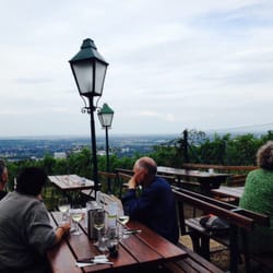 Heuriger Sirbu - Auch bei bedecktem Wetter ist der Ausblick wunderbar!