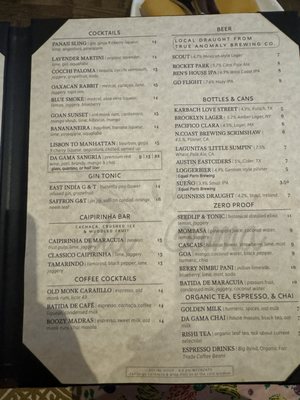 Menu photo 8 Da Gama Houston, TX