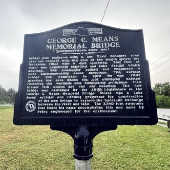 George C Means Memorial Bridge - Landmarks & Historical Buildings Near Me - Sanford, Florida George C Means Memorial Bridge - Landmarks & Historical Buildings Near Me - Sanford, Florida
