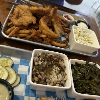 Soulflavor - Chicken cutlets, beer battered fish and chips, collard greens, Cole slaw - Bars Near Me - Carolina Beach, North Carolina Soulflavor - Chicken cutlets, beer battered fish and chips, collard greens, Cole slaw - Bars Near Me - Carolina Beach, North Carolina