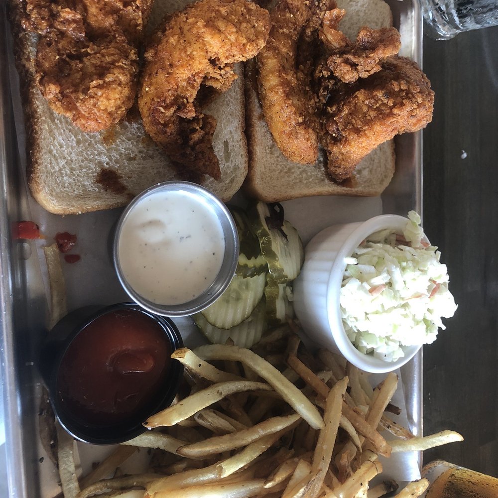 The Stillery - Hot Chicken Tenders with Nashville sauce. Very spicy. - Music Venues Near Me - Phoenix, Arizona The Stillery - Hot Chicken Tenders with Nashville sauce. Very spicy. - Music Venues Near Me - Phoenix, Arizona
