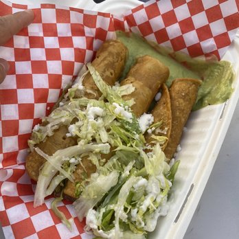 Viva Vegan - Taquitos with potatoes - Vegan Near Me - Colton, California