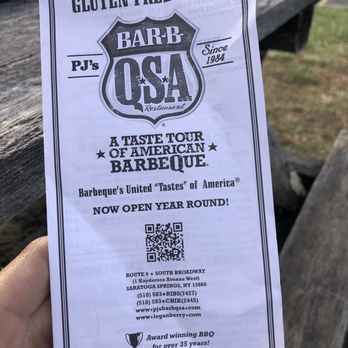 PJ's BAR-B-QSA - Gluten Free Menu - Barbeque Near Me - Saratoga Springs, New York PJ's BAR-B-QSA - Gluten Free Menu - Barbeque Near Me - Saratoga Springs, New York