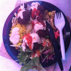 The Falafel Man - The lunch plate. Absolutely amazing.