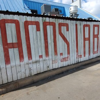 Tacos La Balita - Sign on back of building - Mexican Near Me - Houston, Texas