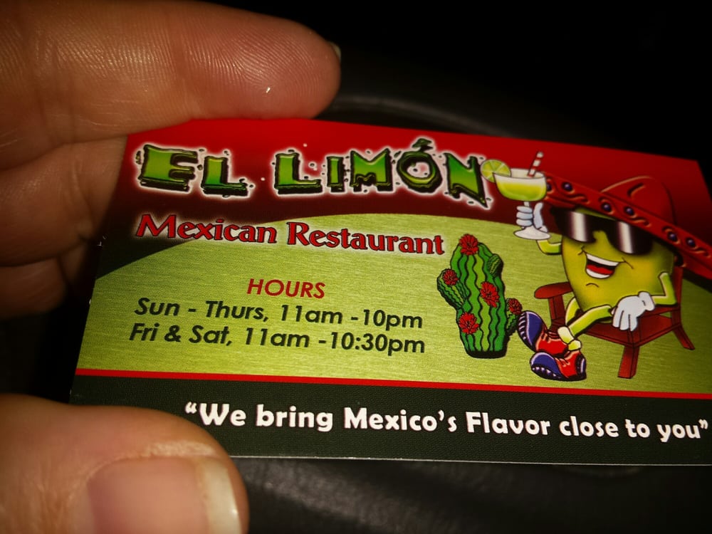 El Limon Mexican Restaurant — Mexican restaurant in Boiling Springs