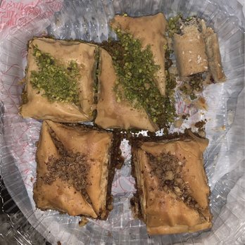 Al-Taj Bakery - Baklava with Pistachio 2 Pieces - Bakeries Near Me - Lexington, Kentucky