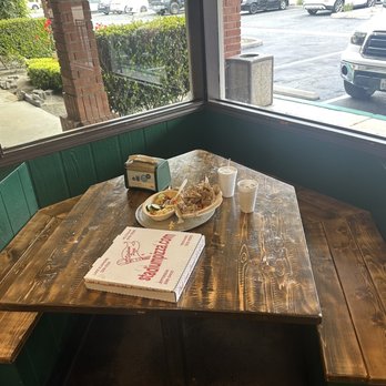 Stadium Pizza - Cool home plate table seat about 8 - Pizza Near Me - Temecula, California