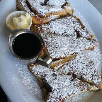 Schooner or Later - Cinnamon roll french toast. The best thing here!!! - Sandwiches Near Me - Long Beach, California
