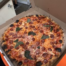 Pepperoni Pie half onion