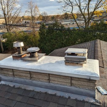 Everything Chimney - After crown rebuild. - Chimney Sweeps Near Me Everything Chimney - After crown rebuild. - Chimney Sweeps Near Me
