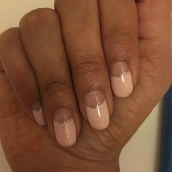 Element Beauty Lounge - Half moon gel. - Nail Salons Near Me - Brooklyn, New York