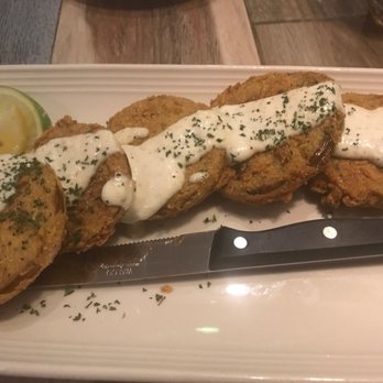 Tricky Fish - Fried Green Tomatoes - no shrimp - Seafood Near Me - Fort Worth, Texas Tricky Fish - Fried Green Tomatoes - no shrimp - Seafood Near Me - Fort Worth, Texas