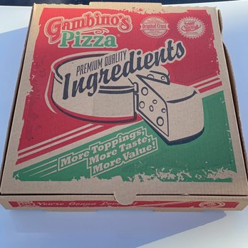 Gambino's Pizza - a box of cheese - Pizza Near Me - Hays, Kansas