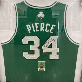 Quick Art Frame - Autographed Paul Pierce Jersey - Framing Near Me - Studio City, California