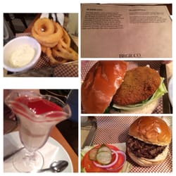 Crispy Buttermilk Onion Stack, Cheesecake Pudding, 4oz original blend, falafel brgr