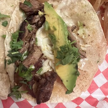 Kitchen La Katrina - a taco with meat and avocado - Seafood Near Me - Edinburg, Texas
