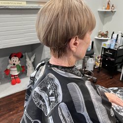 Nana's Hair Salon - Hair Coloring - Full Highlight and hair cut by nana