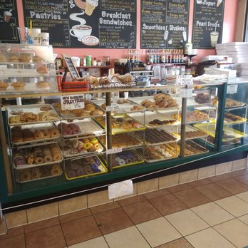 Donuts & Yogurt - Doughnuts and Menu in the background. - Ice Cream & Frozen Yogurt Near Me - Tracy, California