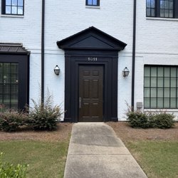 Becca's Barber Shop - Front door