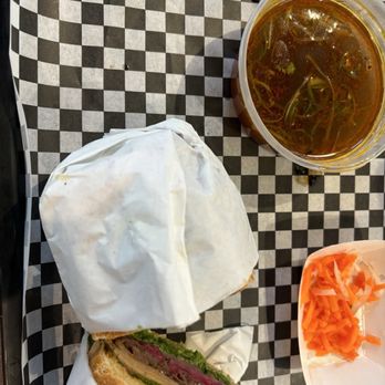 And Broth - Brisket and broth on rye yum yum yum - Asian Fusion Near Me - Glendora, California